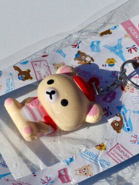 NWT Rilakkuma - Korilakkuma Scented Squishy Keychain